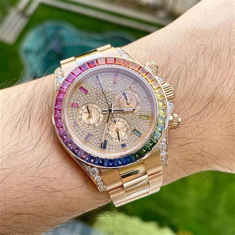 rolex daytona rainbow stainless steel|Rolex daytona rainbow 2022.